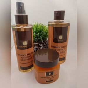 Brown Sugar & Honey Body Care Set - Brown